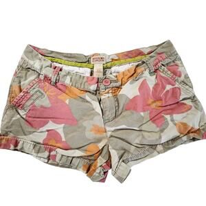 Y2K Low Rise Festival Beach Hawaiian Shorty Board Shorts Mossimo Sz 3 Beach Surf